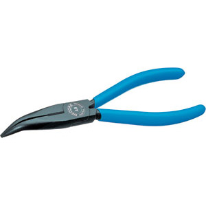 253G - PLIERS WITH CURVED HALF-ROUND NOSE CUTTERS - Orig. Gedore